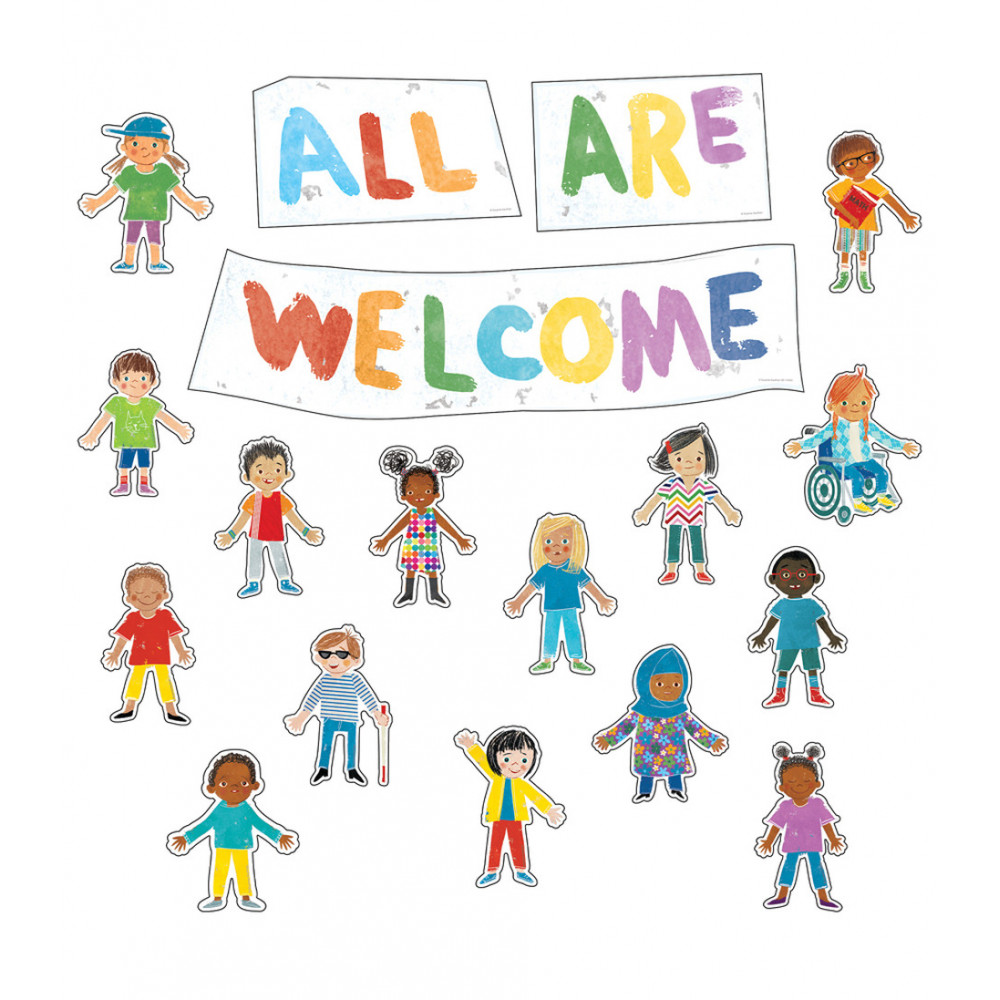 All Are Welcome Bulletin Board Set | Teacherscellar